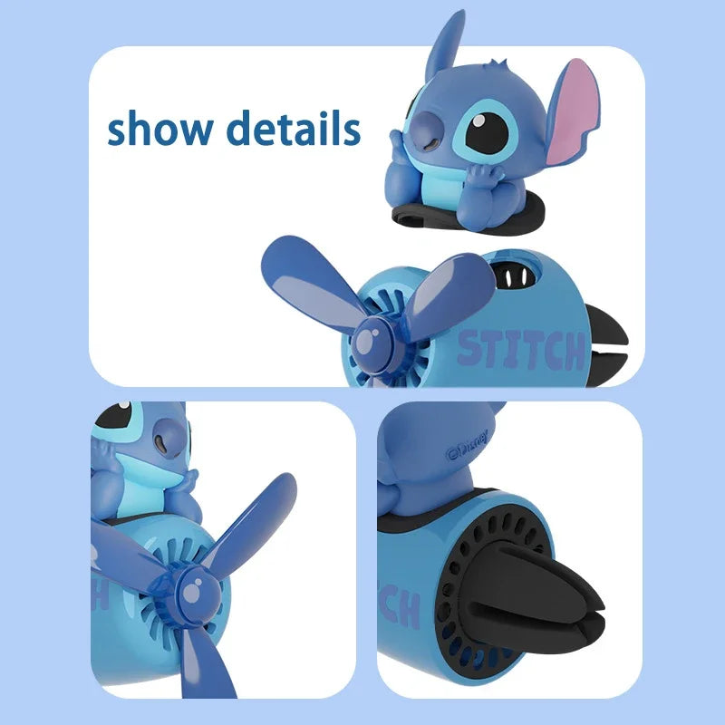 Disney Stitch Propeller Car Air Freshener Vent Perfume-1