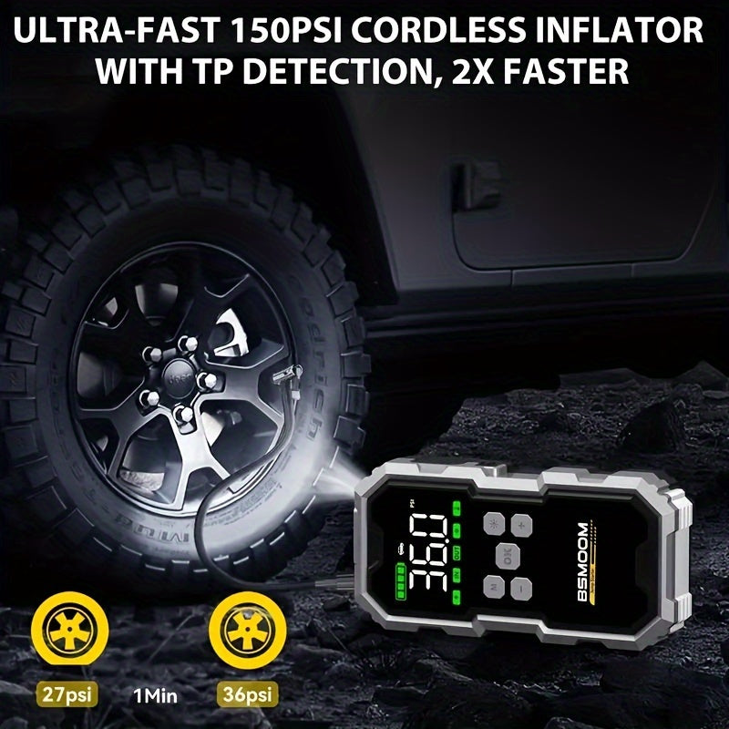 Cordless Car Jump Starter with Air Compressor-4