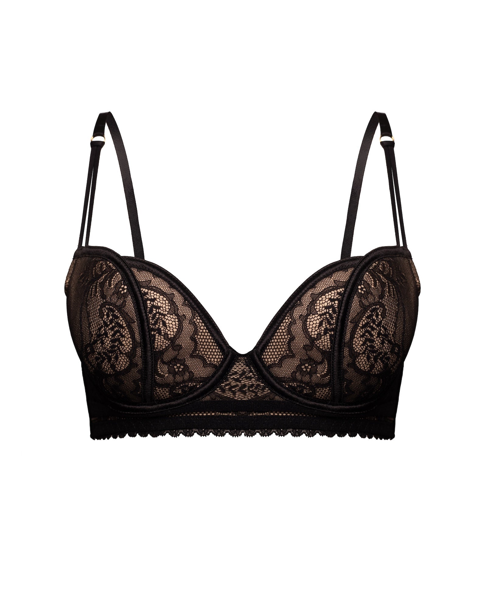 Push Up Cup Balconette Style Bra, Tauri